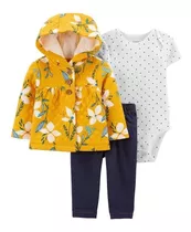 Carters 3-piece Floral Cardigan Set