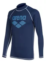 Remera Arena Rash Manga Laraga Con Protección Uv