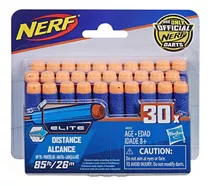 Refil Com 30 Dardos Para Lançador Nerf Elite Da Hasbro A0351