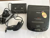 Discman Philips - Adaptador Auto - Impecable - Anti Shock