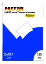 100 Micas  Termolaminadora Plastificadora Carta 125mic
