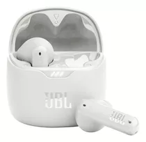 Auriculares Inalámbricos Jbl Wave Flex Bluetooth Tws Color Blanco