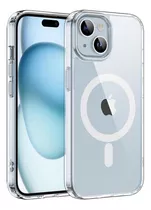 Funda Transparente Anillo Magnetico Para iPhone 13 Mini