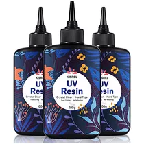 Resina Uv 300g - Kit De Resina Uv Mejorado, Resina Epox...