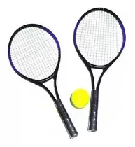 Set De Raquetas De Tenis Faydi Niños Pelota Funda 125