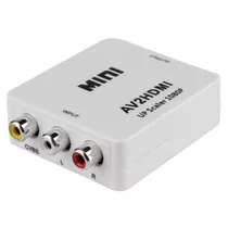 Mini Adaptador Conversor De Video Composto 3rca Av Para Hdmi