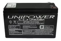 Bateria 12v 9ah Selada Unicoba Unipower Up1290 Para Nobreak