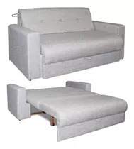 Sillon Sofa Cama 2 Plazas Chenille Antidesgarro Fullconfort