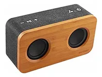 Insmy Retro Bluetooth Speaker, 20w Portable Wood Home Audio