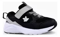 Zapatillas Footy Deportivas Atenas Nene Negra Combinada