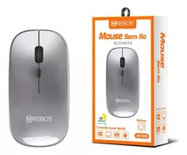 Mouse Bluetooth Sem Fio Slim Silencioso P/ Notebook Tablet