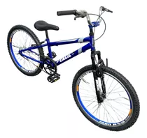 Bicicleta Aro 24 Infantil Calil Bike Menino Aero Suspensão Cor Azul Tamanho Do Quadro Único