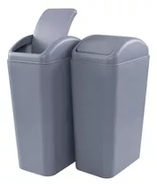 Ggbin Bote Basura 12 Litro Tapa Abatible S Plastico Para