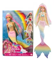 Boneca Barbie Sereia Dreamtopia Muda De Cor Gtf89 - Mattel