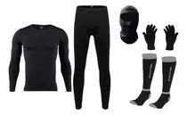 Equipo Termico Remera Calza Guante Balaclava Neoprene Medias