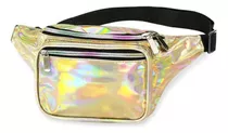 Pochete Feminina Bolsa Metalizada Holográfica, Show Carnaval