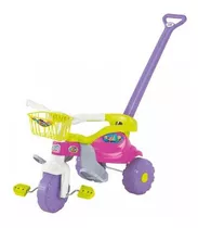 Triciclo Velotrol Infantil Motoca Rosa Tico Tico Magic Toys