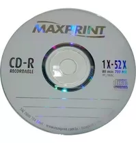 Cd-r Gravável Maxprint 700mb