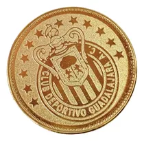 Moneda Club Chivas Guadalajara Baño Oro 14k Regalo Ideal