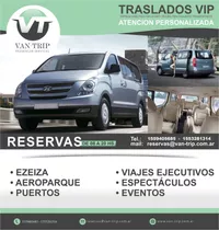 Traslados Ezeiza/ Aeroparque/ City-tour/ Eventos/ Van H-1