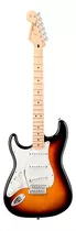 Guitarra Eléctrica Para Zurdo Fender Standard Stratocaster De Aliso Brown Sunburst Con Diapasón De Arce