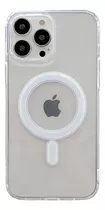 Case Magnetica Capa Para iPhone 14 Transparente Verde