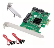 Adaptador 4 Puertos Sata A Pcie Chip Marvell 88se9215