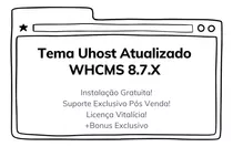 Template Uhost Para Whmcs + Instalação Grátis + Bônus