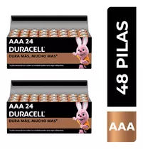 Duracell Pilas Aaa Alcalinas Larga Duración 1.5v 48 Pilas