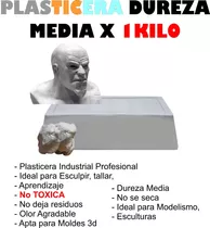 Plasticera Industrial Media Profesional X 1 Kilo Esculturas