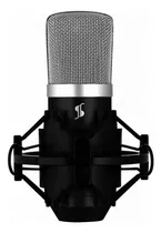 Microfono Stagg Sum40 Usb Condenser Para Pc + Accesorios Color Plateado