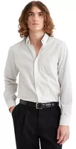 Camisa Hombre Long Sleeve Signat Classic Fit Gris Dockers