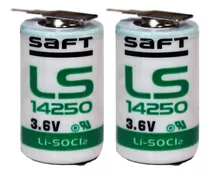 Bateria Pila Industrial Saft Ls 14250 3.6v Litio X2 Unidades