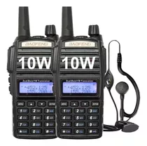 Kit X 2 Handy Baofeng Uv82 10w Bibanda Radio Walkie Talkie 