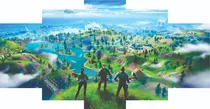 Mosaico Fortnite Jogo Personagens Campo Batalha Game Quadro