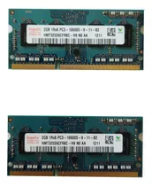 Memorias Mac Ddr3 2 X 2gb 1333mhz Originales Hynix 4gb Y Pc