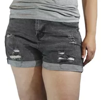 Short Mujer Tipo Jeans Elasticado (colores) - Adcesorios