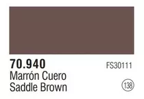 Tinta Saddle Brown 70940 Model Color Vallejo Modelismo