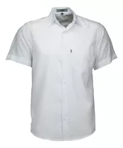 Camisa Masculina Social Manga Curta Microleve Nao Amassa