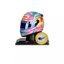 Mini Casco F1 Miami 2022 Sergio Pérez #11 Red Bull 1:4