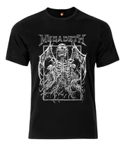 Remera Estampada Varios Diseños Megadeth Trash Metal