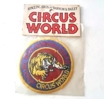 Insignia Parche Circo Circus World Tigre Ringling Bros 1970