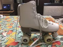 Patines Artístico Con Botas De Cuero 37-38 Impecables