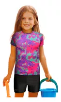 Remera Proteccion Solar Uv + Short Baño Natacion Niño Safit