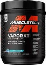 Pre Workout Vapor X5 Muscletech 5en1 30 Servicios