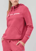 Sudadera Champion Para Mujer Básica Con Capucha Fiusha