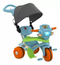 Triciclo Velotrol Capota Passeio E Pedal Azul - Bandeirante