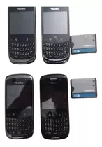 Celulares Blackberry  + Baterías A Revisar/repuesto Lote X 4