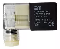 Bobina 220vca Electrovalvula Solenoide Neumatica