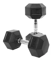 Mancuernas Hexagonales 20kg Pesas Dumbells Par Gym Crossfit